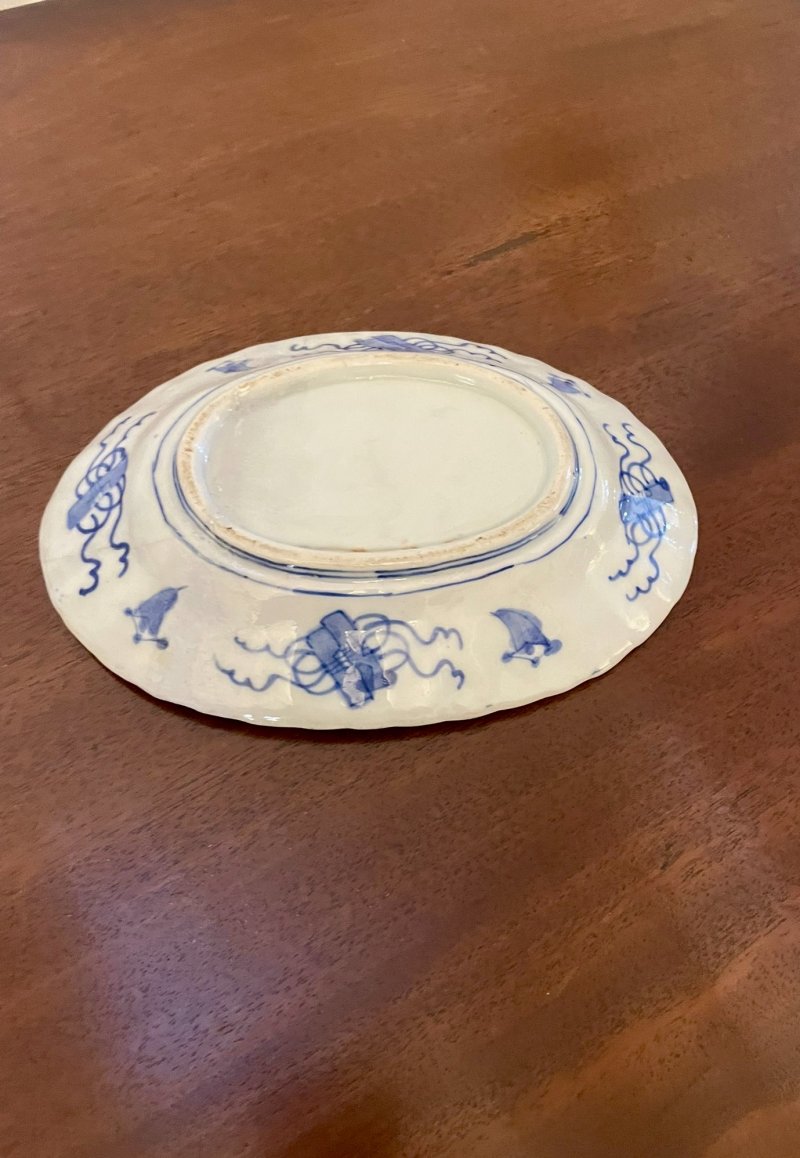 Pair of Antique Japanese Imari Porcelain Plates